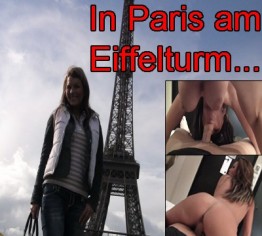 In Paris am Eiffelturm...