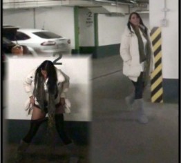 In der Tiefgarage abgepisst