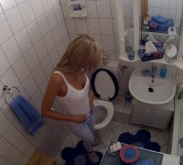 Spanner-Cam auf meiner Toilette