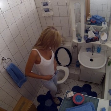 Spanner-Cam auf meiner Toilette