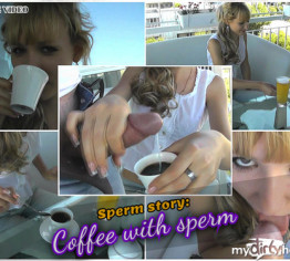 Sperm story: Kaffee mit Sperma.