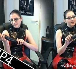 Wichsanleitung anal in Latex