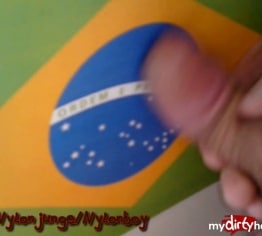 **FAN Wunsch** - Brasilien: Flagge bespritzen