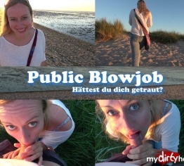 Public Blowjob - Hättest du dich getraut?