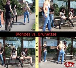 Blondes vs. Brunettes- wer pisst besser?