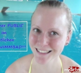 Frecher PUBLIC Fick im öffentlichen Schwimmbad