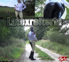 Latexreiterin