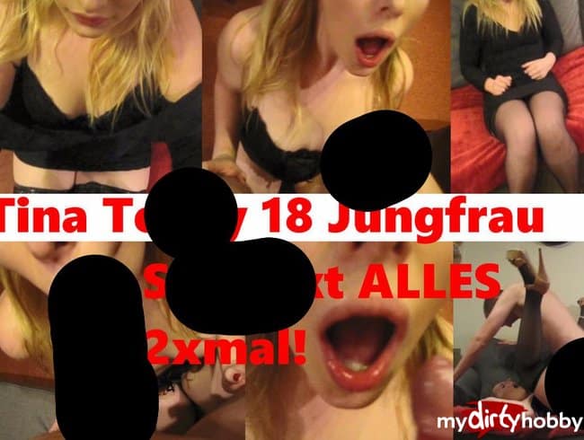 Tina Teeny 18 Jungfrau Schluckt ALLES 2xmal!