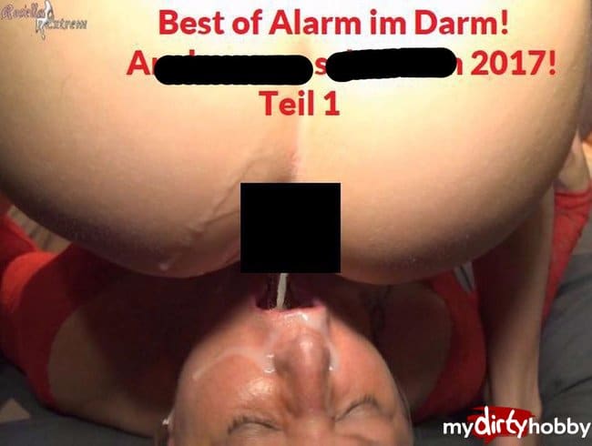 Best of Alarm im Darm! Analsperma schlucken 2017! Teil 1