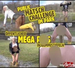 PUBLIC Matsch Challenge | Mega PISS in Gummistiefeln