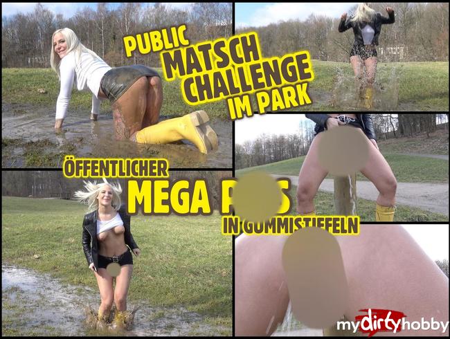 PUBLIC Matsch Challenge | Mega PISS in Gummistiefeln