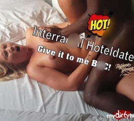 Interracial Hoteldate! Give it to me BBC!