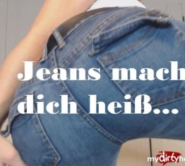 Jeans Arsch Sucht
