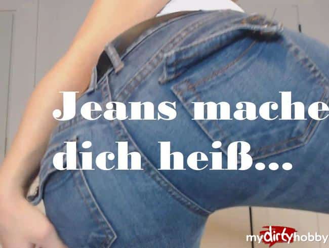 Jeans Arsch Sucht