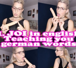 1. JOI in english Teaching you some german words