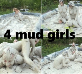 4 mud girls