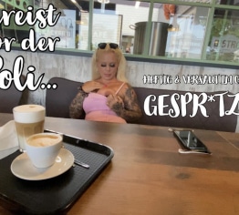 HEFTIG & VERSAUT im Café gespritzt - dreist vor der Poli...