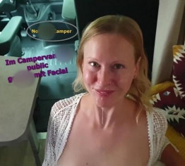 Im Campervan public gefickt + Facial!!! Bumsen in Bamberg!!