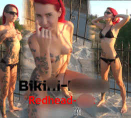 Redhead Bikinigirl verführt dich .. Creampie !!!