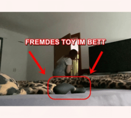 FREMDES Sextoy im Bett gefunden