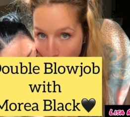 DOUBLE BLOWJOB WITH MOREA