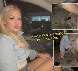 Nächtliche mega Piss Aktion !!