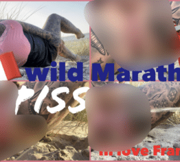 wild Marathon piss in love Frankreich.