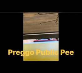 Preggo Public Pee!