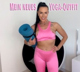 Mein neues Yoga-Outfit. Zu knapp?