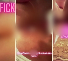 Analfick mit Creampie nach der Cam-Auftritt -Nahaufnahme-