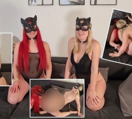 OMG!! MEIN ERSTES MAL mit einer Frau - Nasse Fotzen, Doppeldildo und pure Geilheit!