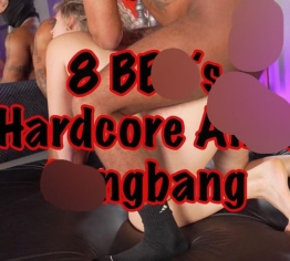 8 BBC´s Anal Double penetration creampie AO Gangbang im Swingerclub. XXXL MEGA Gangbang