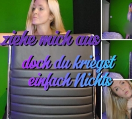 Ich ziehe mich vor dir aus