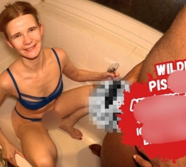 Mein erster kleiner Piss Gangbang! Teen Schlampe mag es Dirty!